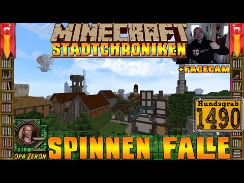 Minecraft Stadtchroniken [#1490] Spinnen Falle [HD+Facecam]
