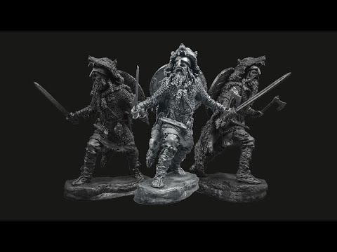 Викинг воин волк