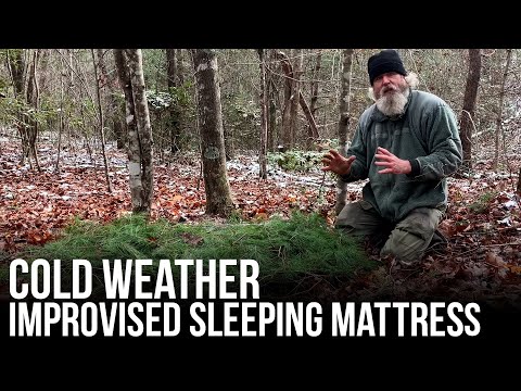 Cold Weather Improvised Sleeping Mattress