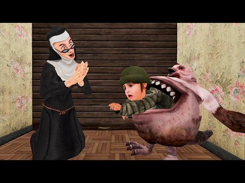 Evil Nun 2 fed the children to her chicken funny animation part 137