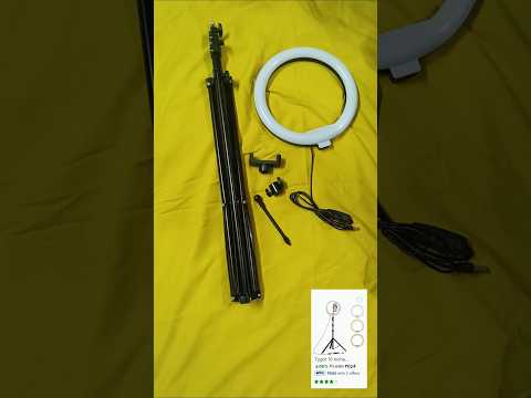 Ring Light Tripod Stand Under ₹500🔥Unboxing budget Tripod #shorts #unboxing #ringlight #under500