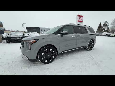 2025 Kia Carnival EX FWD in Gray for sale at Clarington Kia in Bowmanville, ON