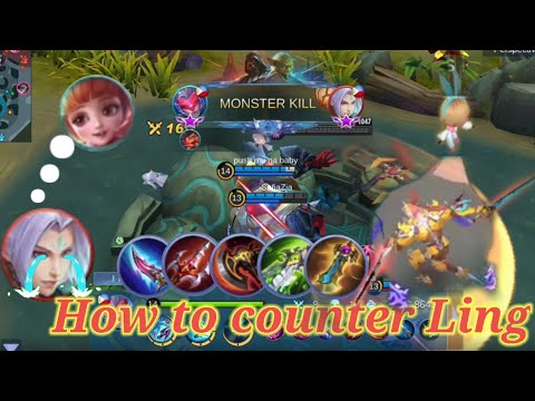 Saber gameplay, how to counter ling, Saber tutorial, Mobile legends