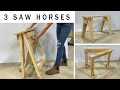 3 Awesome DIY Saw Horses