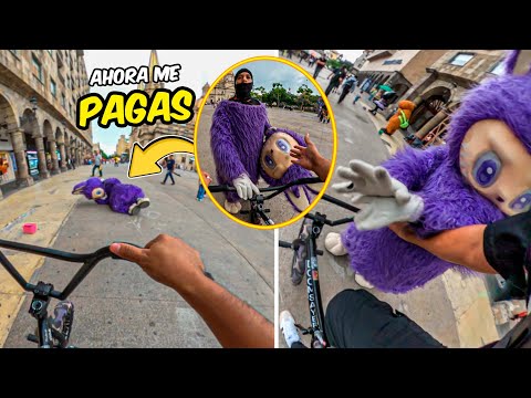 I knocked down a LABUBU in the middle of town | This got out of control