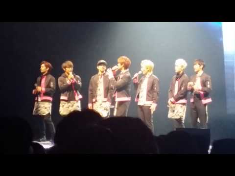 140405 와팝콘서트 비투비 멘트 wapop concert BTOB ment.