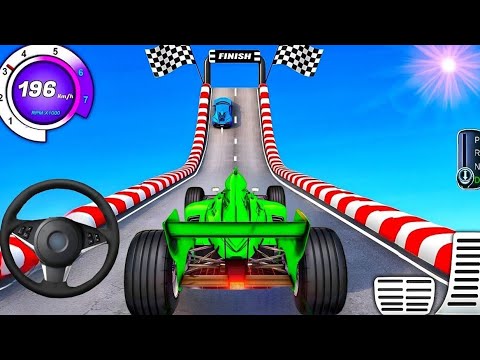 GT Formula Car Mega Ramp Extreme Racing - Formula Car Racing Stunts 3D - Android GamePlay #60s
