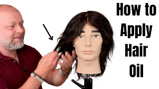 How to Apply Hair Oil to your Hair - TheSalonGuy