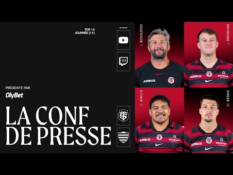 Conférence de presse | Stade Toulousain vs. Racing 92 | Top 14 - J11 🔴⚫️