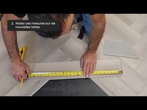  Comment installer un revêtement de sol SPC en CHEVRONS avec le système DropLoc