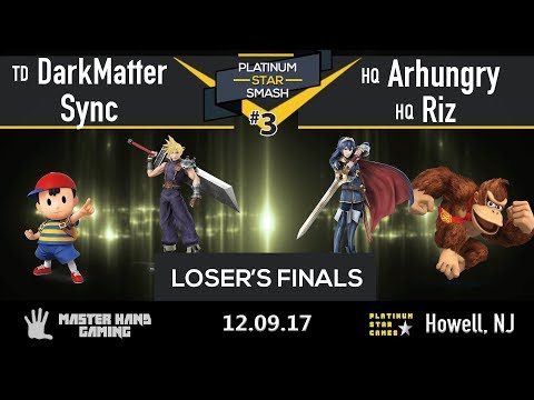 Platinum Star Smash 3 - Sync + TD | DarkMatter vs. HQ | Arhungry + HQ | Riz - Loser's Finals