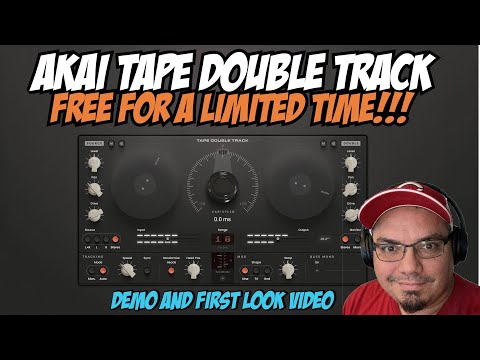 New Plugin From Akai:  TAPE DOUBLE TRACK for MPC, PC, and Mac