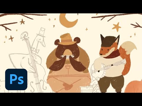 Fun Bear Illustrations with Codi Bear - 1 of 2 | Adobe Creative Cloud