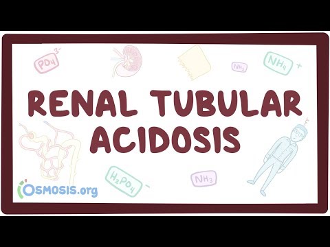 Renal tubular acidosis - causes, symptoms, diagnosis, treatment, pathology