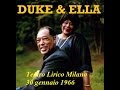 Duke Ellington orchestra & Ella Fitzgerald Trio in Milan (1966)