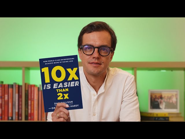 Vídeo relacionado con 10x es más fácil que 2x: Cómo los emprendedores de primera categoría consiguen más haciendo menos