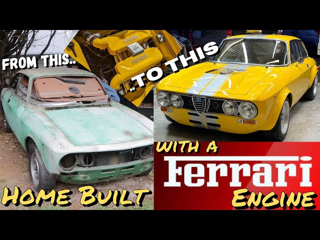 Abandoned under a tree to Ferrari engine, complete Alfa restomod in 15minutes - The Alfarrari SDDEFAULT Thumbnail