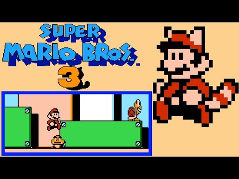 Super Mario Bros. 3 (NES) original video game | full game session for 1 Player 🍄🍂🐢