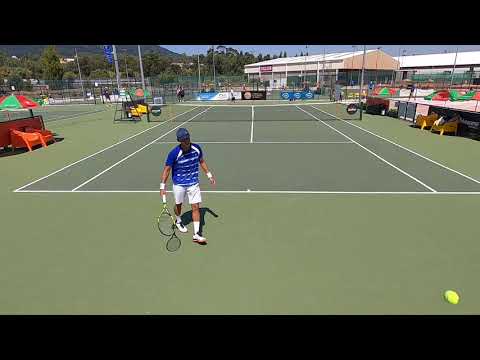 M15 Sintra Portugal 1st round qually Issei Okamura vs Tennyson Whiting Part 4