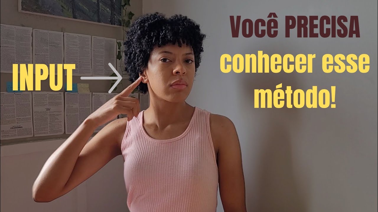 Como aprender inglês com input compreensível