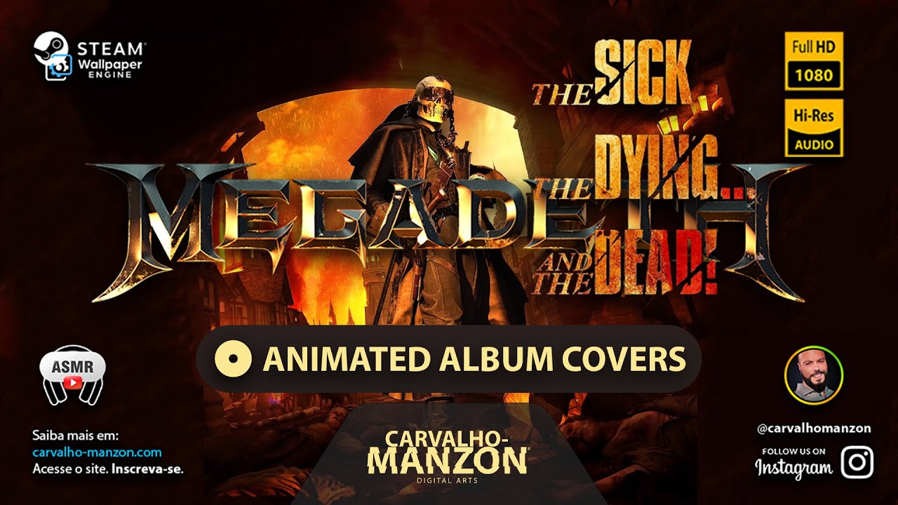 🎧 Megadeth - This Planet on Fire (Burn in Hell) #AnimatedAlbumCover