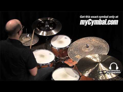 Meinl Classics Custom/Byzance Cymbal Stack Played by Gabriel Harris (CC12TRS-B/B18JETC-1060413M)