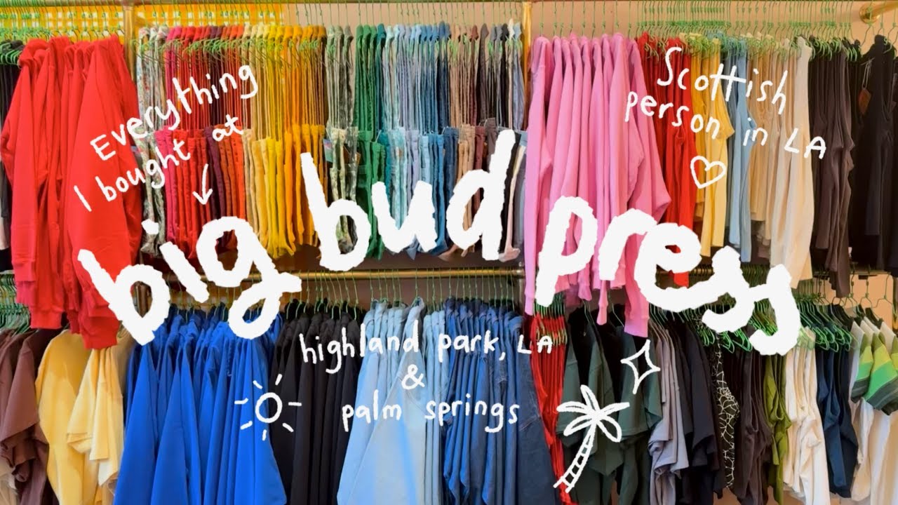 🛍️ My Big Bud Press Haul in LA & Palm Springs | Fit, Sizing & Cute Outfits