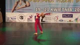 preview picture of video 'Zuzanna Zuza Bączek YULDANCE solo modern juniorki KM IDO Grójec 2013'