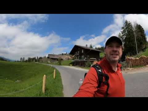 Classic Swiss Chalet with a view, Swiss Alpine Panorama Trail, Stage 19 (Daily 360° VR Video)