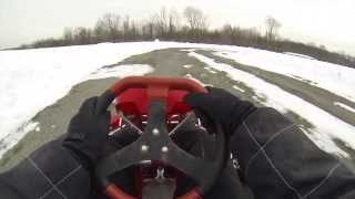 preview picture of video 'PittRace Karting Snowball Enduro Practice'