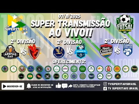 07/11 - CAMPEONATOS DE FUTSAL DE JACARACI 2025 - DEFINIÇÕES NA 2ª DIVISÃO!!