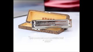 Video thumbnail for Hohner The 64 Chromonica. 4 Chromatic Octaves. Professional Model. Губная гармошка, гармоника. by Mikołaj sn797