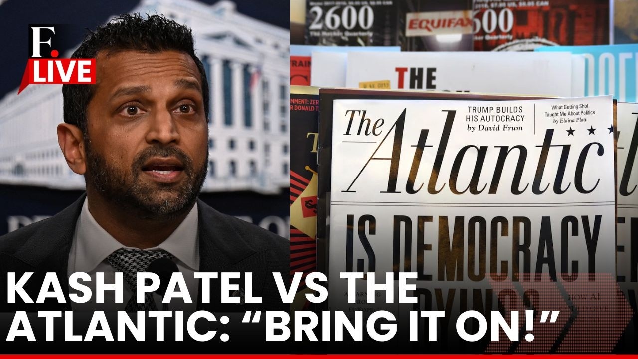 LIVE: “Bring It On!” Kash Patel Explodes at Reporters, Files $250M Lawsuit Against The Atlantic
