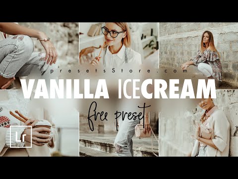How to Create Vanilla Ice Cream Mobile Preset Lightroom DNG | Tutorial | Download Free Light Preset