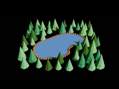 Blender Tutorial Day #73 - Making A Low Poly Scene Part 2