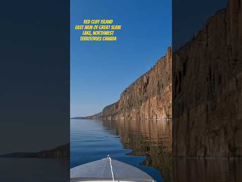 Great Slave Lake NWT - Spectacular Tour Around Red Cliff Island on the East Arm at Frontier Lodge