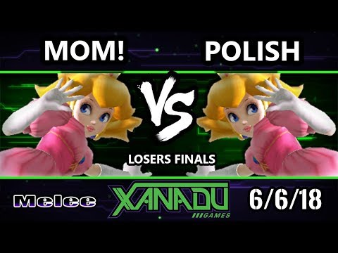 S@X 253 SSBM - MOM! (Peach, Sheik, Marth) Vs. Polish (Peach) - Smash Melee Losers Finals