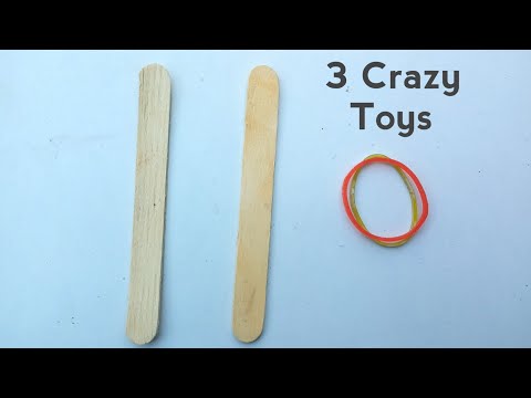 3 CRAZY Toys With Icecream Stick || New idea