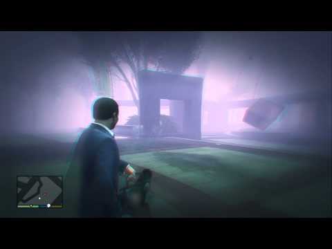 GTA V - Michael Gets High And Kills Aliens : Grass Roots