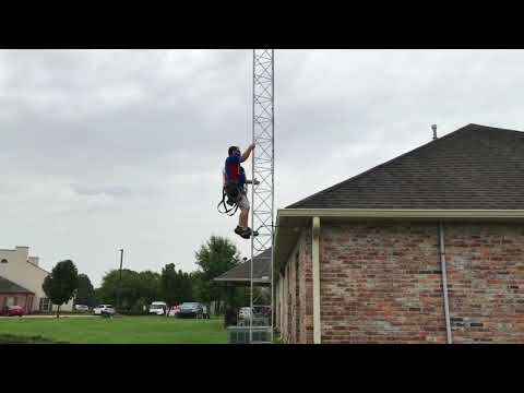 Installing a 80ghz Siklu link.