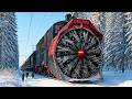 The BIGGEST And SCARIEST Snow Trains In Action You NEED To See This