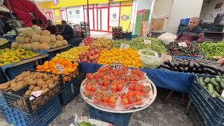 🇹🇷❤️ ALANYA I Autumn Has Arrived At Saturday Cikcilli Bazaar 🍇🍊