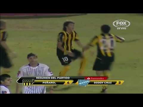 Peñarol 4 - 2 Godoy Cruz Copa Libertadores 2012