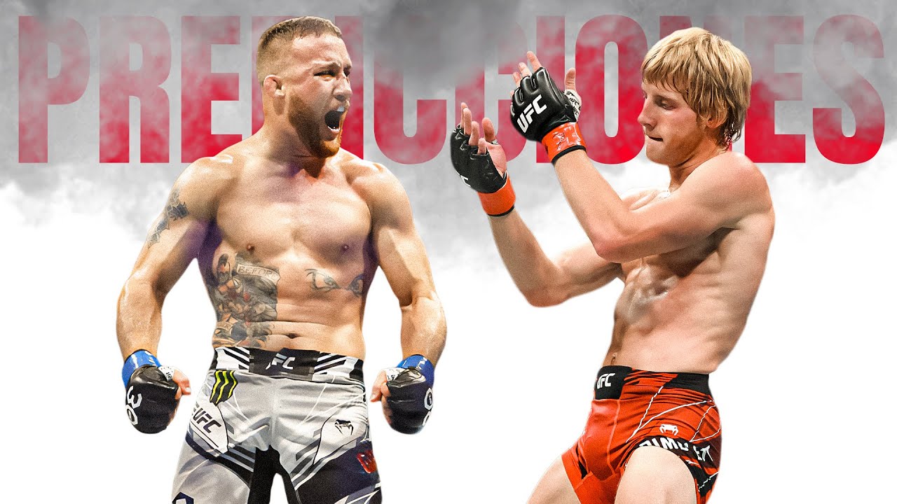 Justin Gaethje VS Paddy Pimblett PREDICCIONES!