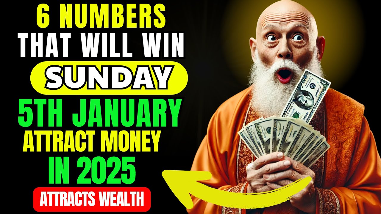 Lucky Numbers: 6 NUMBERS TO WIN JACKPOT on Friday 3rd January 2025 | Buddhist Teachings