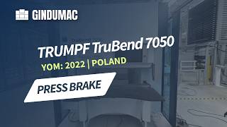 Presă de îndoit tablă Trumpf TruBend 7050 (B28) de vânzare - Imagine 4 | Machineryline RO Presă de îndoit tablă Trumpf TruBend 7050 (B28) | Imagine 4 - Machineryline