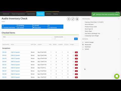 Inventory Check | Current RMS