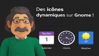 Linux, des icônes dynamiques sur le dock de Gnome !