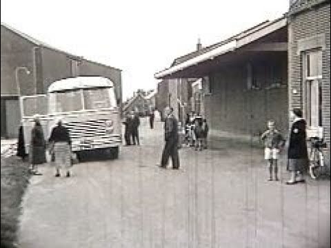 Personeelsreisje Vlasserij Corns. van Nes Rijsoord 1961