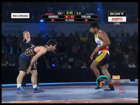 PWL 2017: Ilias Bekbulatov VS Vikas 18th Jan | NCR Punjab Royals Vs Mumbai Maharathi